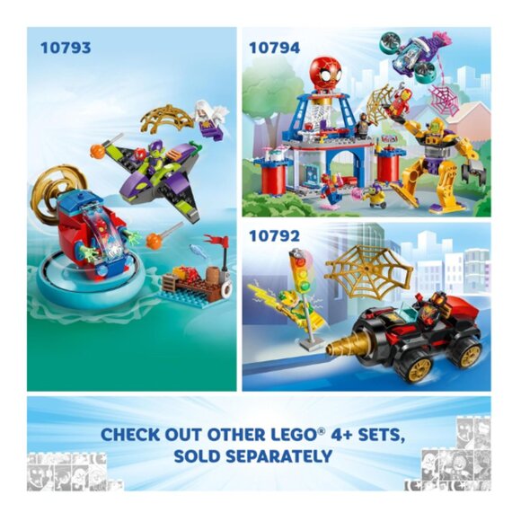 LEGO Marvel Spidey vs. Green Goblin, Super Hero Toy with Green Goblin Figure, Ma - Picture 6 of 6